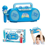 Microfone Infantil Karaoke Brinquedo Radio Musical