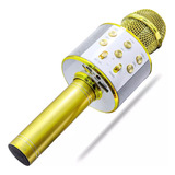 Microfone Karaokê Bluetooth Efeito Voz Modo