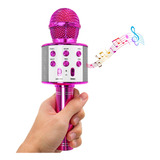 Microfone Karaoke S/fio Bluetooth Caixa Som