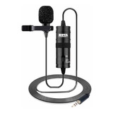 Microfone Lapela Boya By - M1 P/ Smartphone, iPhone Cabo 6m