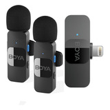 Microfone Lapela Boya By-v2 Conector Lightning Para iPhone 11/12/13/14