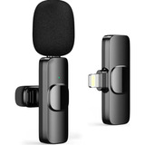 Microfone Lapela Celular Sem Fio Duplo iPhone Android Tipo C