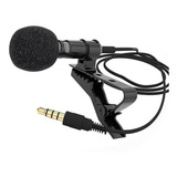 Microfone Lapela Com Clip Para Celular Smartphone Stereo