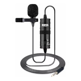Microfone Lapela Com Fio Boya By-m1