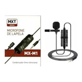 Microfone Lapela Condenser Mx-m1 P3 4c