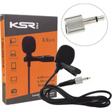 Microfone Lapela Ksr Lt2a P2 Rosca