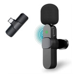Microfone Lapela Sem Fio Celular Cor Preto