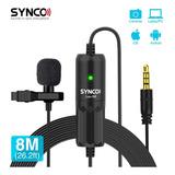 Microfone Lapela Synco Lav S8 Camera