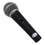 Microfone M-58 Dinâmico Profissional Wvngr Cardióide Preto