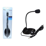 Microfone Mesa Pc Flexivel Alta Sensibilidade Skype Gamer