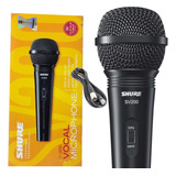 Microfone Original Shure Sv200 Com Cabo 2 Anos Garantia
