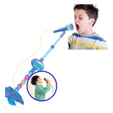 Microfone P/ Criança Infantil Com Pedestal