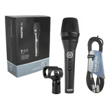 Microfone P/ Igreja Akg P3 S Com Cachimbo + Cabo 5 Metros