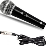 Microfone Profissional 5m Dinâmico Cardioide Original M58 