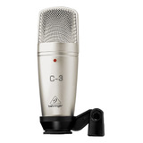 Microfone Profissional Behringer C-3 Condensador Cardióide
