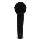 Microfone Profissional Preto Com Fio Sm58