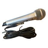 Microfone Proview Prata C/ Fio