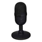 Microfone Razer Seiren Seiren Mini Condensador Supercardióide Cor Preto-clássico