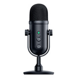 Microfone Razer Seiren V2 Pro Podcast, Usb, Preto
