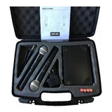 Microfone S/ Fio Duplo Mão Uhf Tipo Lyco Kadosh Jwl Mxt302