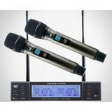 Microfone S/ Fio Duplo Tsi Br-8000