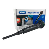 Microfone S/ Fio Knup Kp-m0005 Preto Versátil