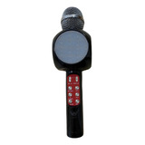 Microfone S/fio Bluetooth Karaokê Speaker Usb Led 