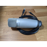 Microfone Samson C01u Pro Condensador Prateado