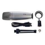 Microfone Samson Co1u Profissional Usb Studio