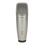 Microfone Samson Condensador De Estúdio Usb