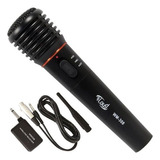 Microfone Sem Fio C/ Receptor Loud Wm-308 Preto