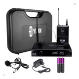 Microfone Sem Fio Dylan Udx 03 Headset Ou Lapela 30 Canais