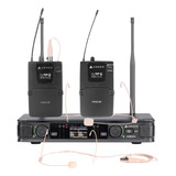 Microfone Sem Fio Headset Duplo Armer Ax802m Hh