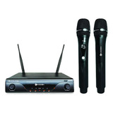 Microfone Sem Fio Kadosh Duplo K412m Bateria Recarregável