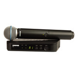 Microfone Sem Fio Profissional Shure Blx24/b58-j10 Cor Preto