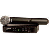 Microfone Sem Fio Shure Blx24 Sm58-m15 Perfeito Para Igreja