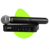 Microfone Sem Fio Shure Blx24br/sm58 J10 - Envio 24h