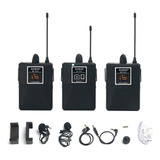 Microfone Sem Fio Uhf 2 Bodypack