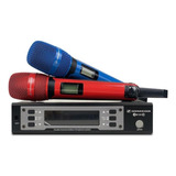 Microfone Sennheiser Ew 135g4 Cor Azul/vermelho