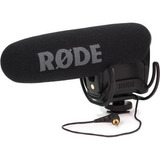 Microfone Shotgun Rode Videomic Pro Compact Com Montagem Em 