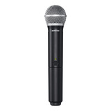 Microfone Shure Blx Blx24/pg58 Dinâmico Cardioide Cor Preto