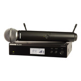 Microfone Shure Blx24rbr/sm58-m15 S/fio Sm58 Para