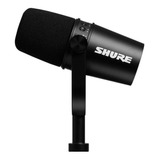 Microfone Shure Mv7 Podcast Dinâmico Unidirecional