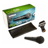 Microfone Shure Pga58-lc De Mão Dinâmico Cardióide Para Voz