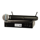 Microfone Shure Sem Fio Blx24br/b58-m15 Sistema Profissional