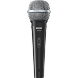 Microfone Shure Sv100 Preto C/ Cabo Original Garantia 2 Anos