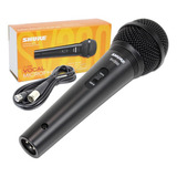 Microfone Shure Sv200 + Cabo 4,5m Xlr Balanceado