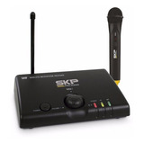 Microfone Skp Uhf Mini-i Sem Fio Profissional De Mão Wireles