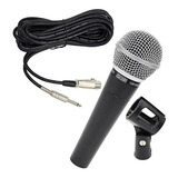 Microfone Sm58 Csr Profissional + Cabo