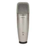 Microfone Usb Condensador Supercardioide Samson C01upro
